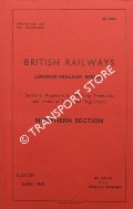 Book cover of Sectional Appendix to Working Timetable and books of Rules and Regulations - Northern Section - June, 1969 by British Railways London Midland Region
